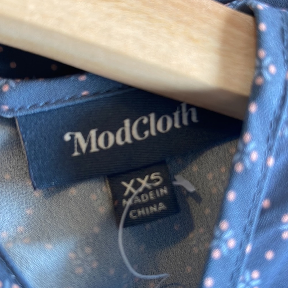 ModCloth colorblock print blouse - Picture 6 of 7